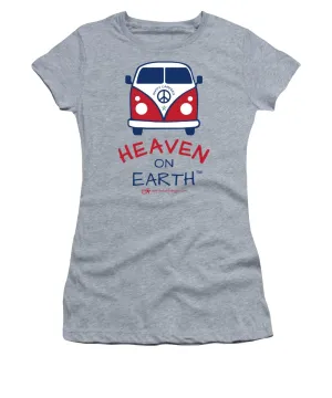 Vw Happy Camper Heaven On Earth - Women's T-Shirt