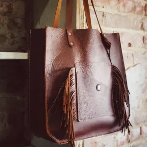 Wander Large Leather Tote Bag