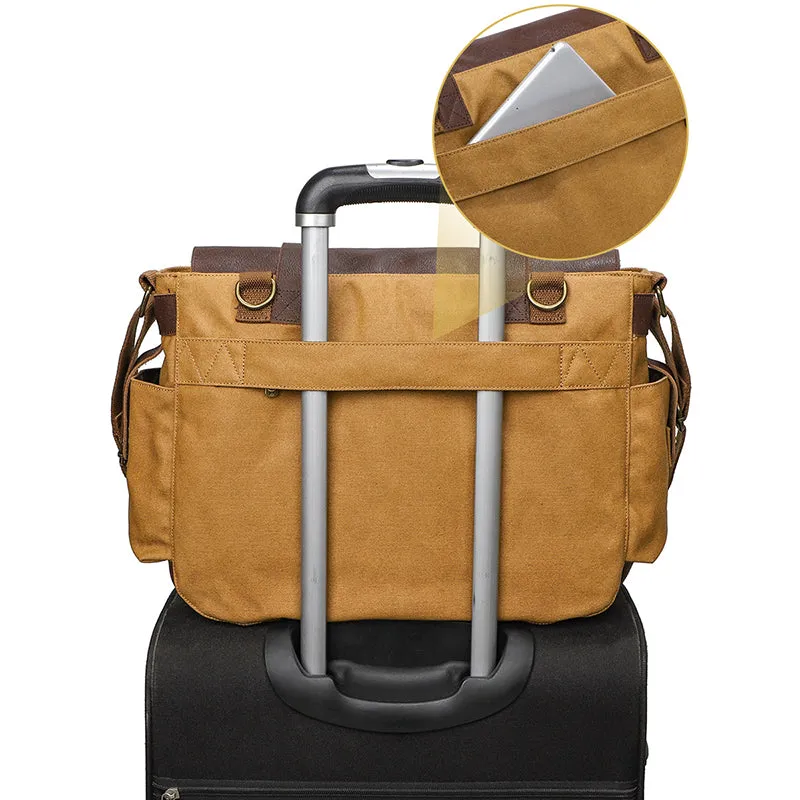 Waterproof Canvas Camera Bag Shoulder Bag Case SLR/DSLR Camera Bags Canvas And Leather Camera Bags