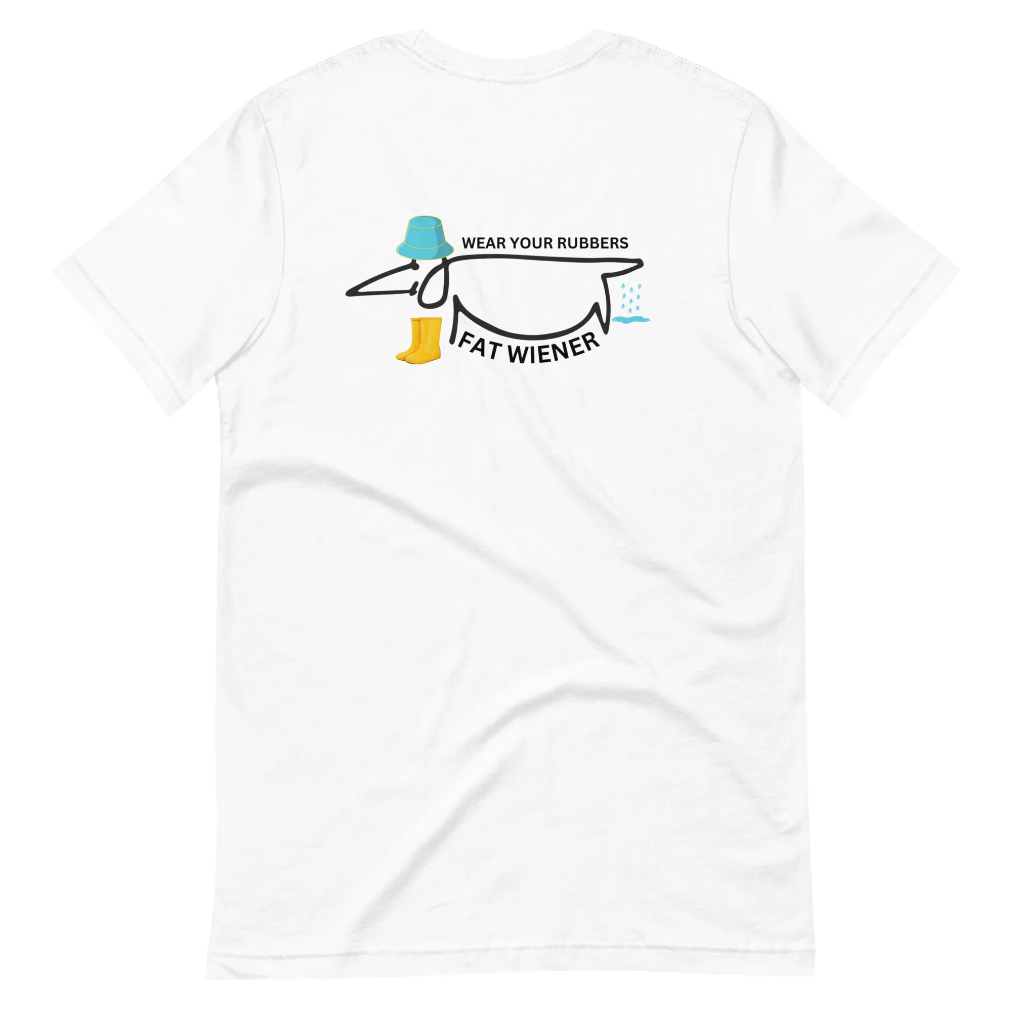 WEAR YOUR RUBBERS T-SHIRT