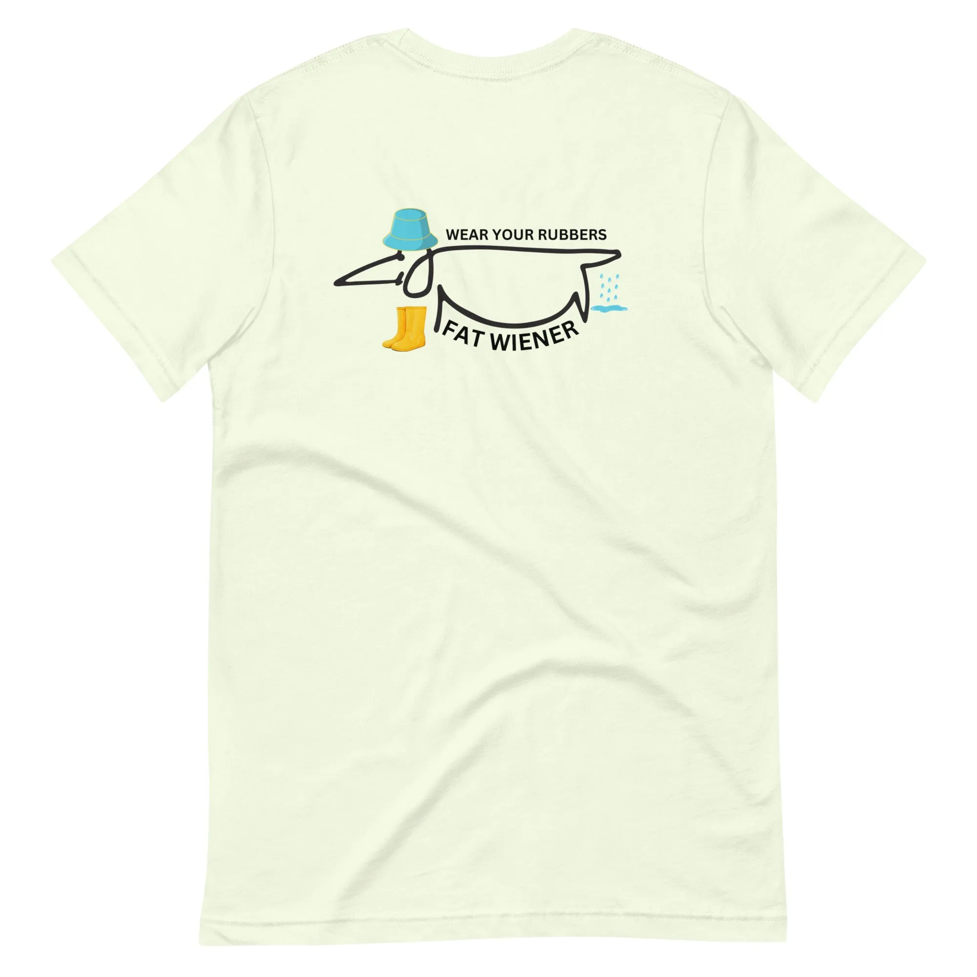 WEAR YOUR RUBBERS T-SHIRT
