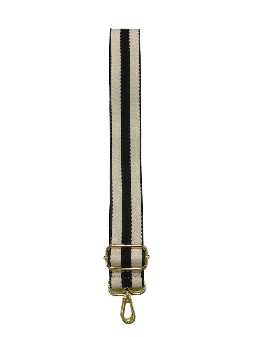 WEBBING BAG STRAP | BLACK & WHITE