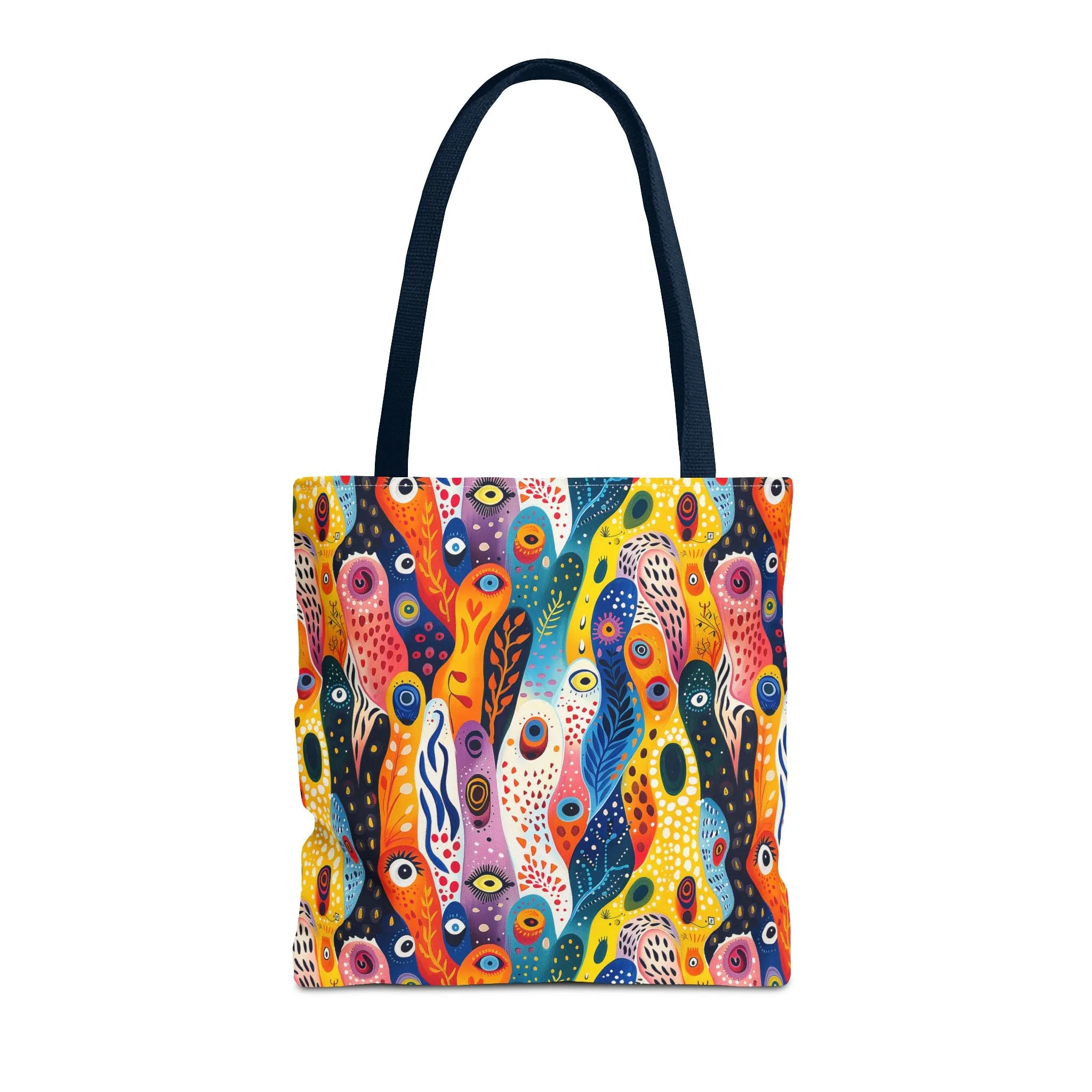 Whimsical Wavy Wonders Tote Bag - Ride the Wave of Whimsy! Available in 3 sizes.