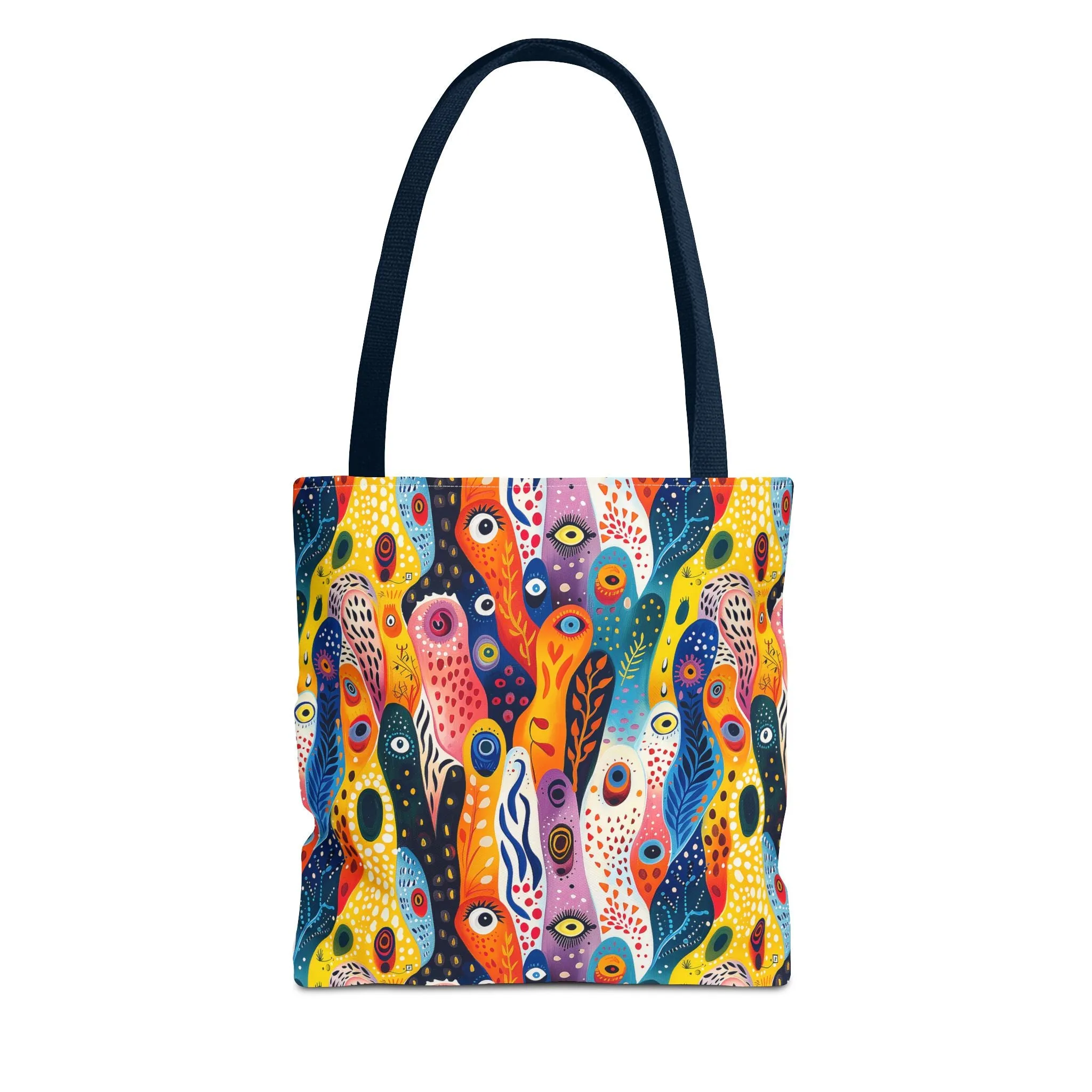 Whimsical Wavy Wonders Tote Bag - Ride the Wave of Whimsy! Available in 3 sizes.
