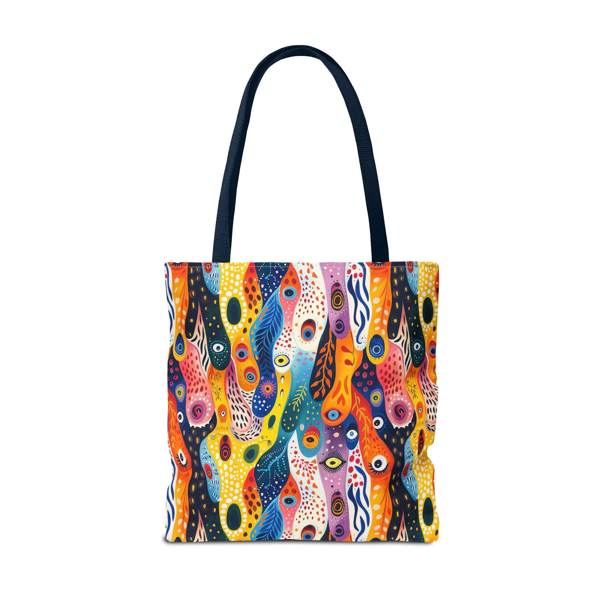 Whimsical Wavy Wonders Tote Bag - Ride the Wave of Whimsy! Available in 3 sizes.
