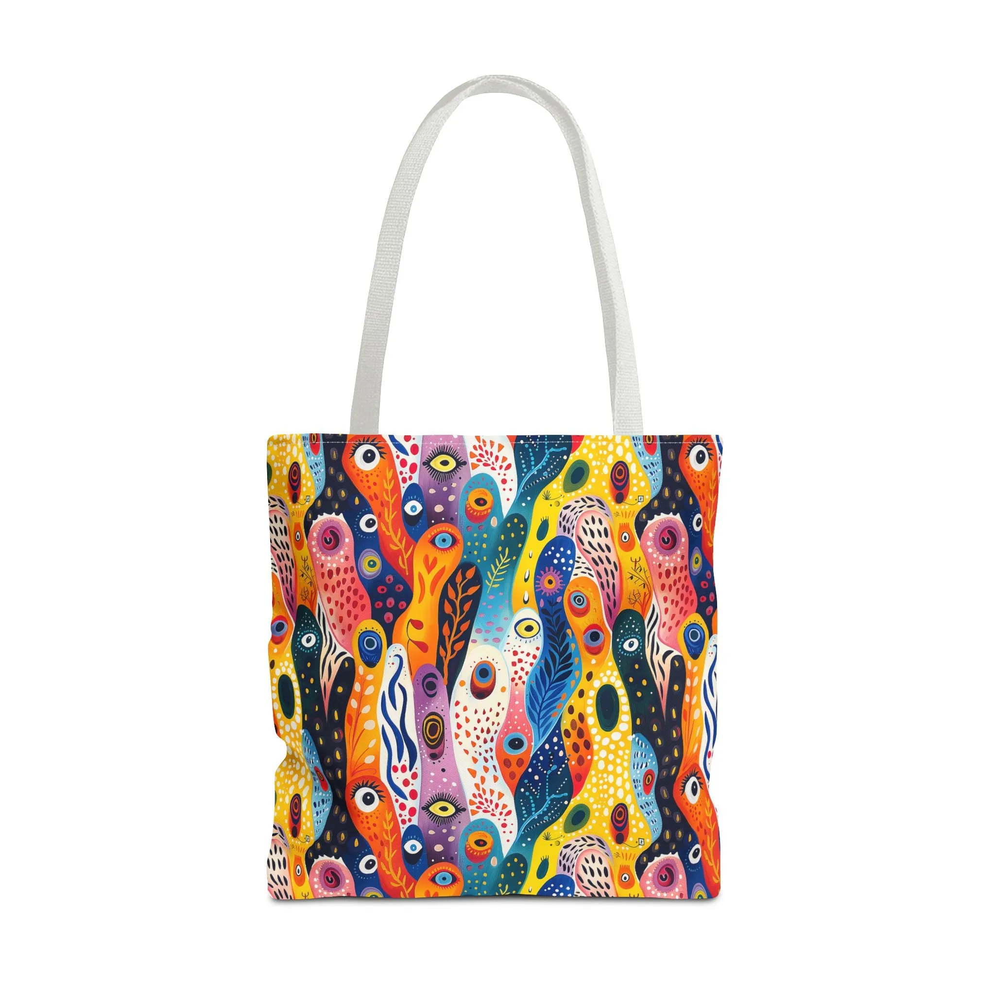 Whimsical Wavy Wonders Tote Bag - Ride the Wave of Whimsy! Available in 3 sizes.