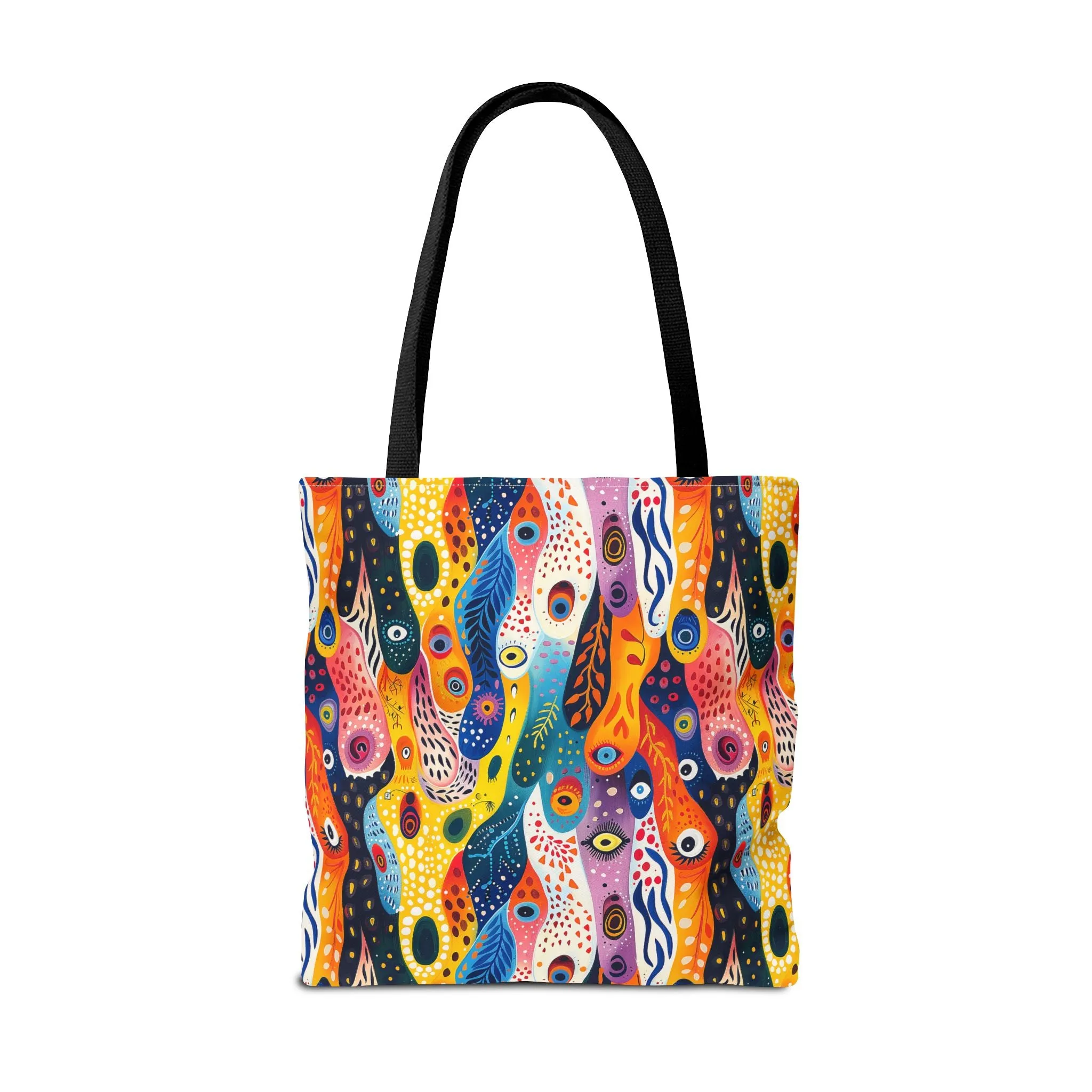 Whimsical Wavy Wonders Tote Bag - Ride the Wave of Whimsy! Available in 3 sizes.