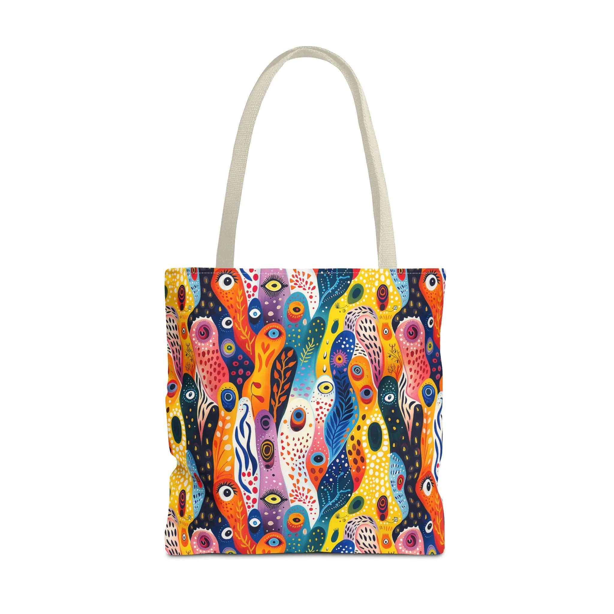 Whimsical Wavy Wonders Tote Bag - Ride the Wave of Whimsy! Available in 3 sizes.