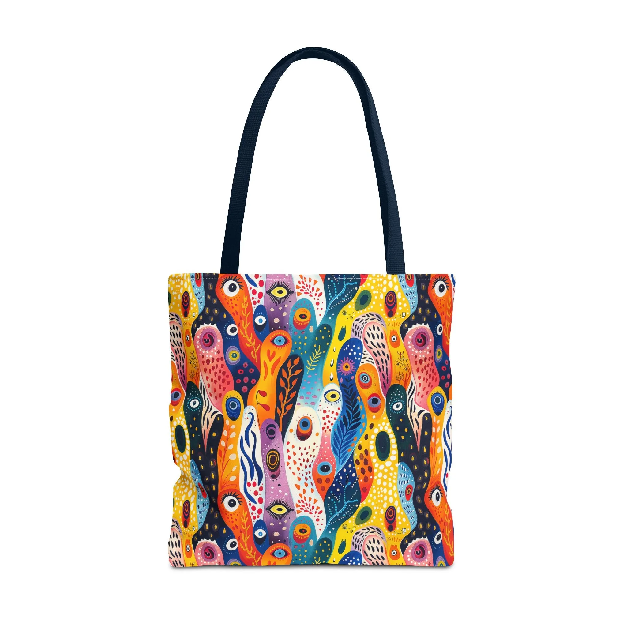 Whimsical Wavy Wonders Tote Bag - Ride the Wave of Whimsy! Available in 3 sizes.