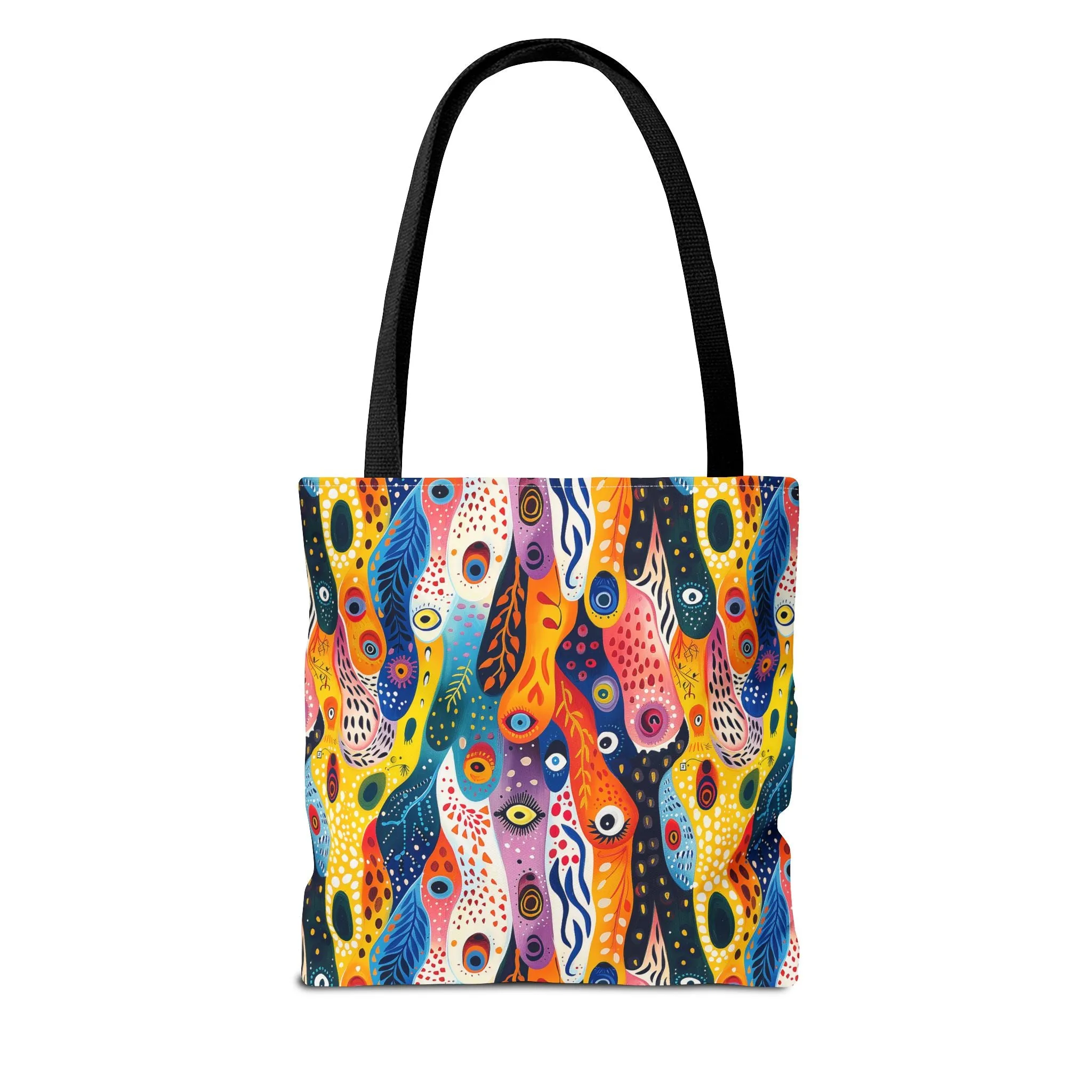 Whimsical Wavy Wonders Tote Bag - Ride the Wave of Whimsy! Available in 3 sizes.