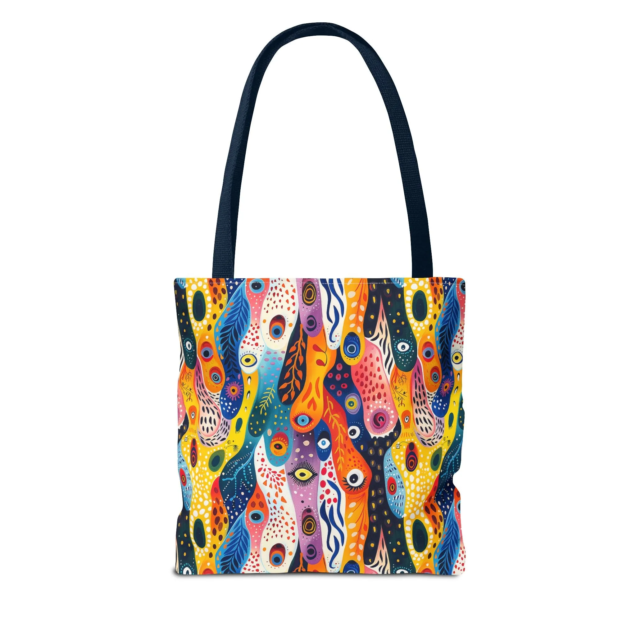 Whimsical Wavy Wonders Tote Bag - Ride the Wave of Whimsy! Available in 3 sizes.