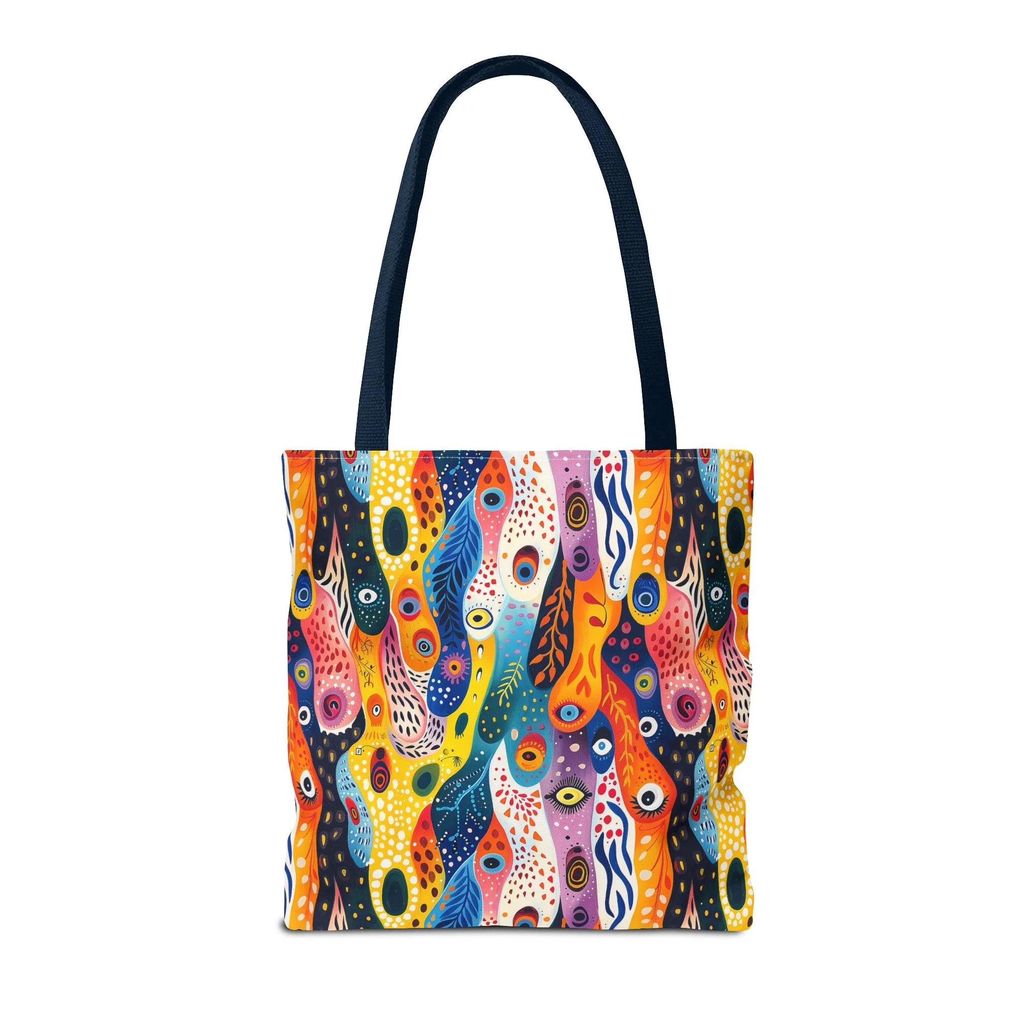 Whimsical Wavy Wonders Tote Bag - Ride the Wave of Whimsy! Available in 3 sizes.