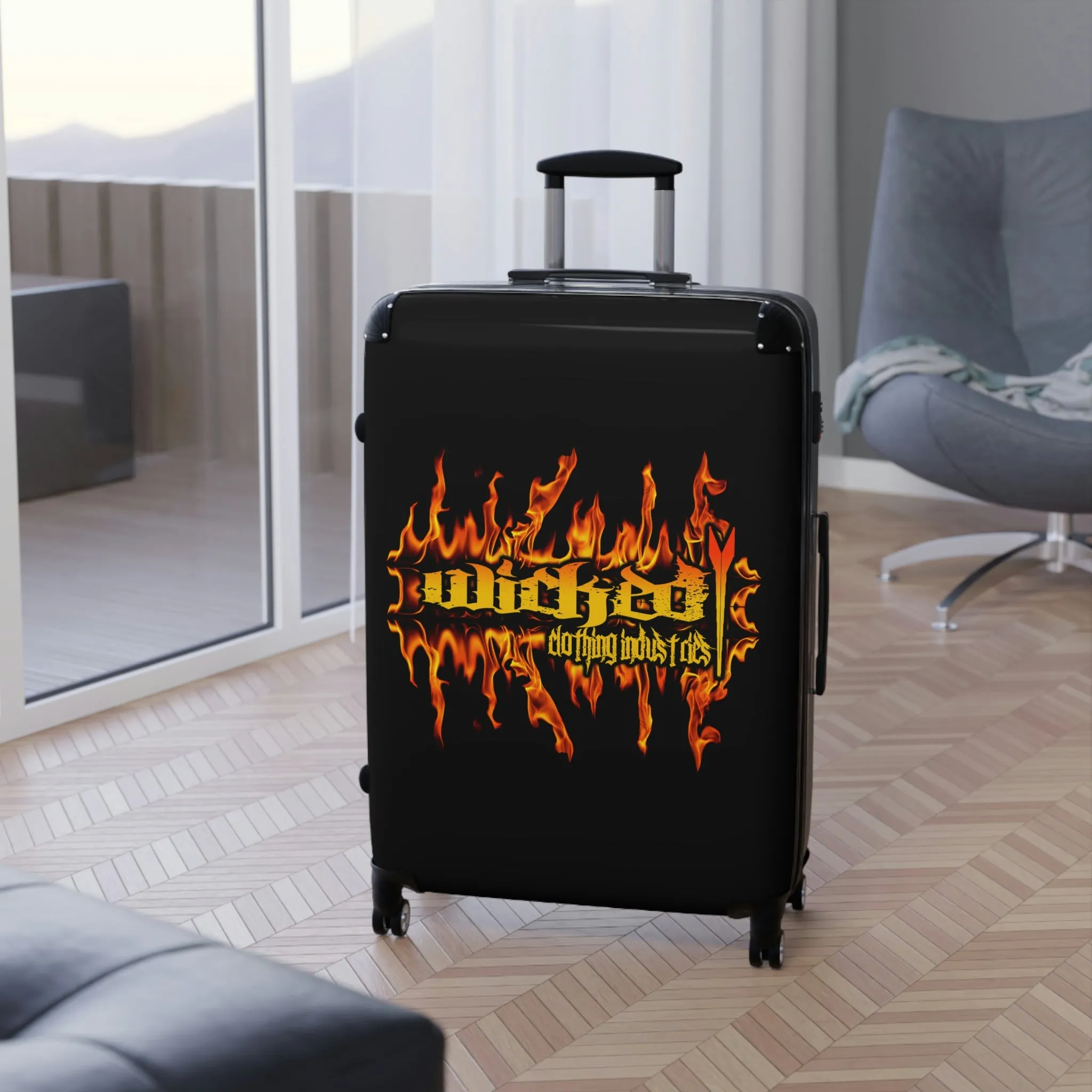 Wicked Flames Cabin Suitcase