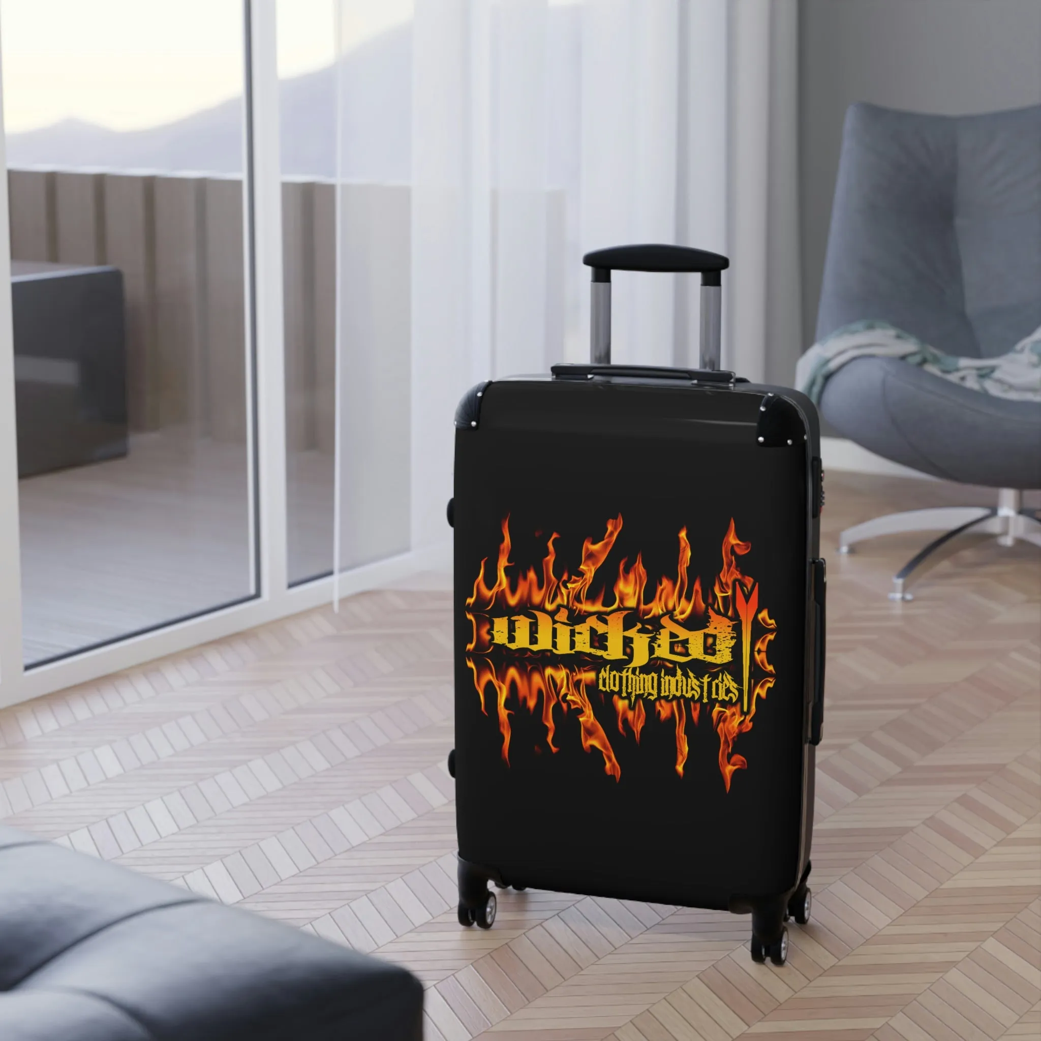 Wicked Flames Cabin Suitcase