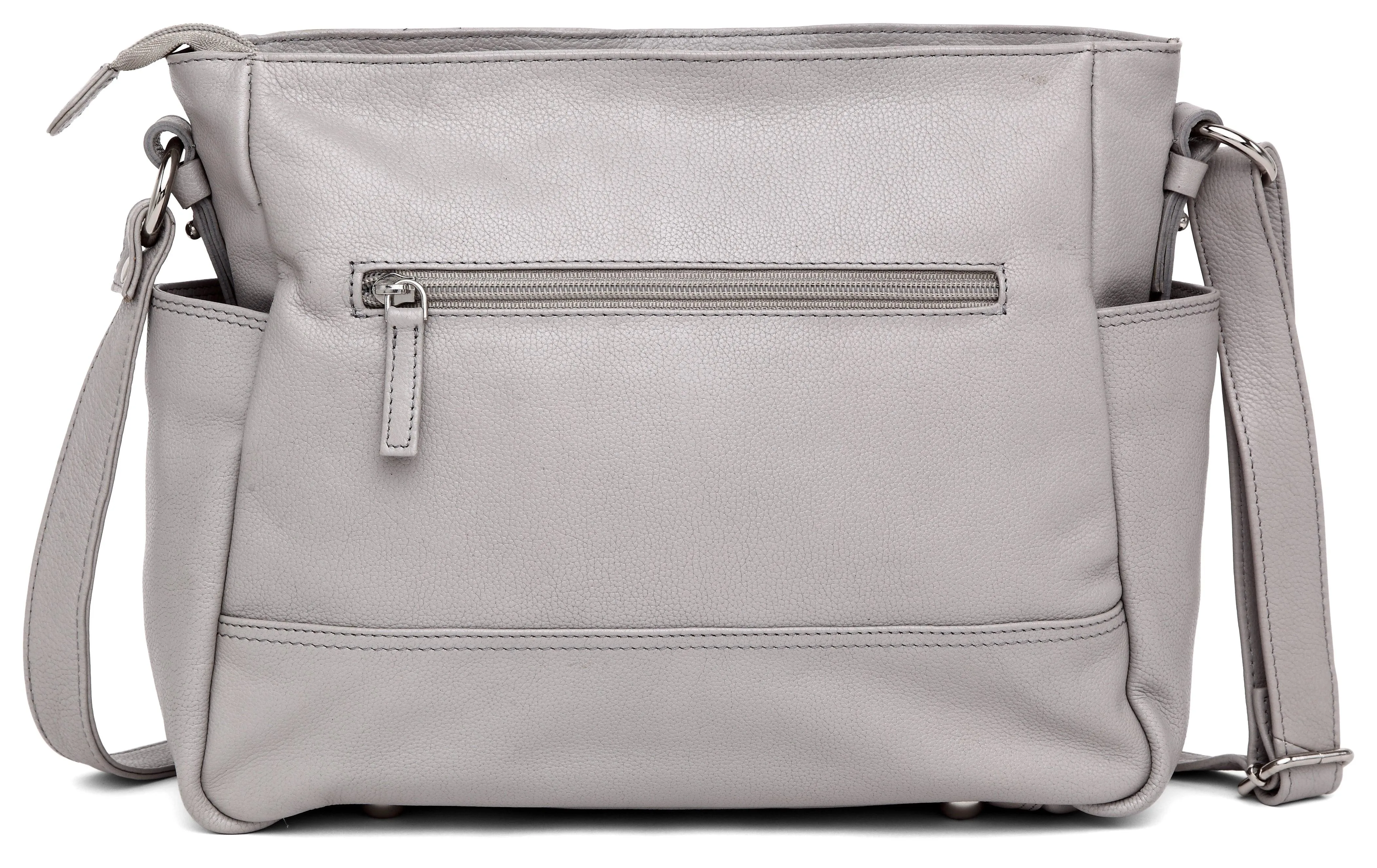 WildHorn® Upper Grain Genuine Leather Ladies Tote Bag | Shoulder Bag with Adjustable Strap for Girls & Women.