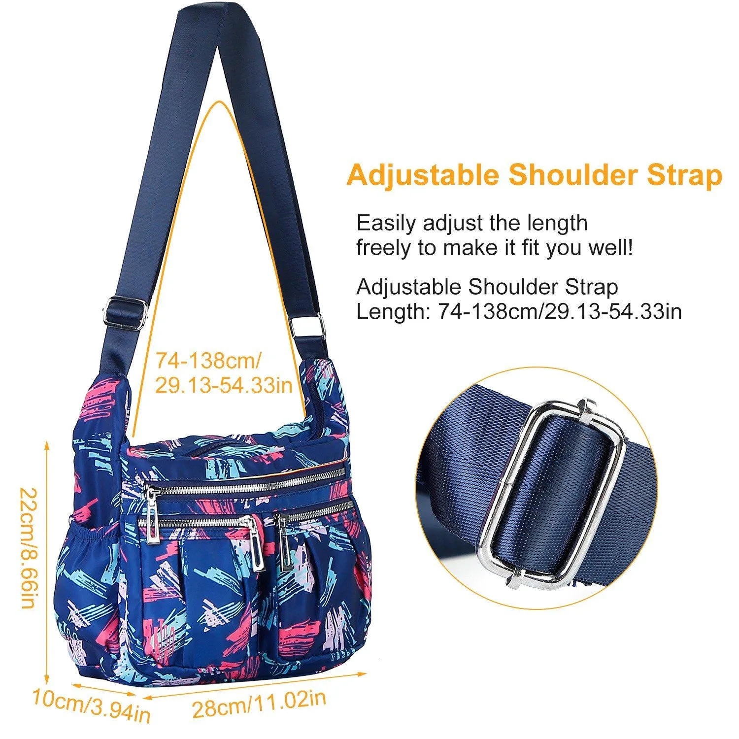 Women Multi-Pocket Shoulder Bag