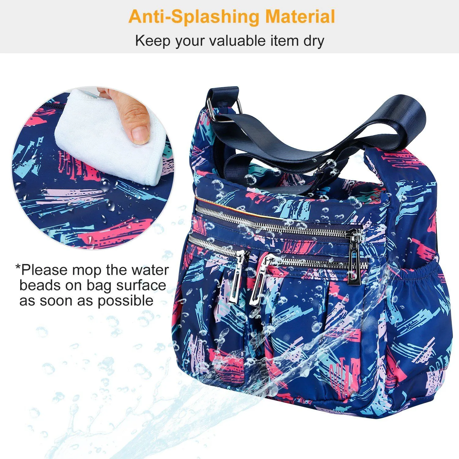 Women Multi-Pocket Shoulder Bag
