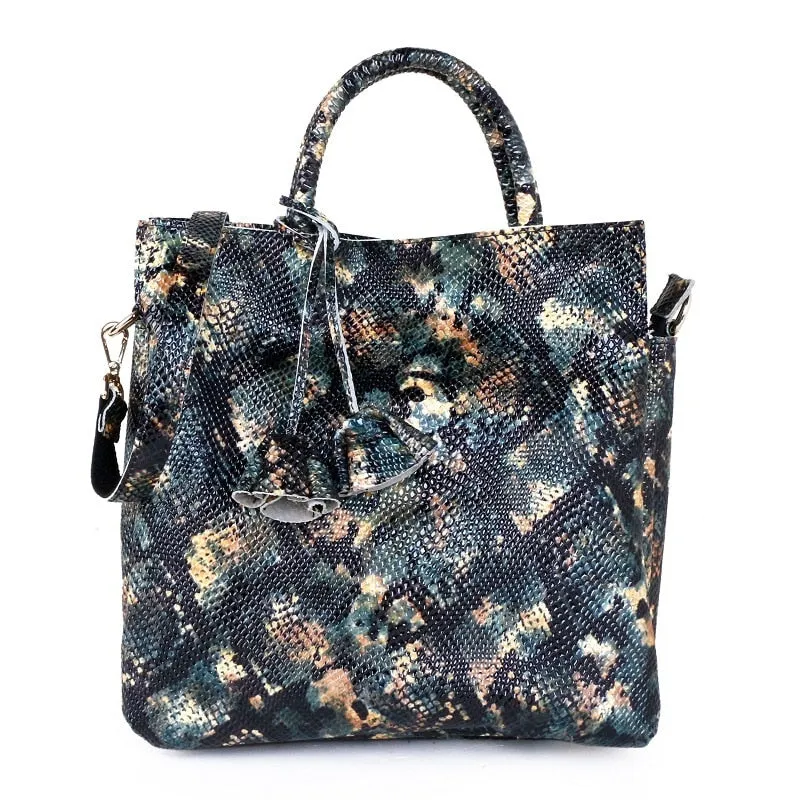 Women's Cowhide Leather Designer Handbag