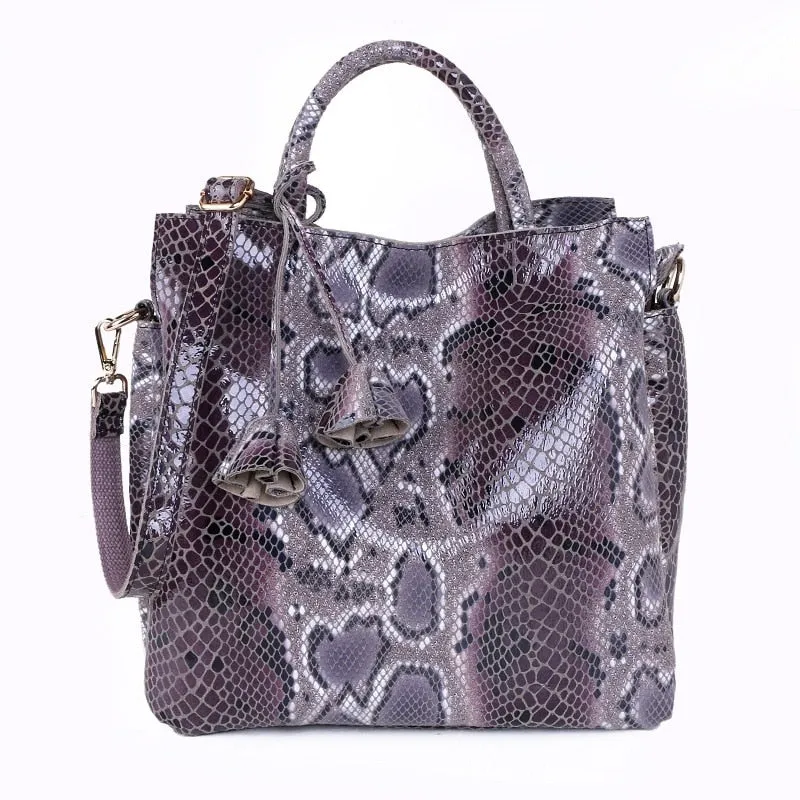 Women's Cowhide Leather Designer Handbag