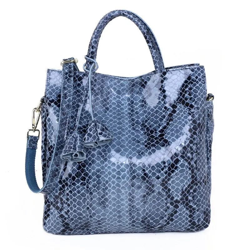 Women's Cowhide Leather Designer Handbag