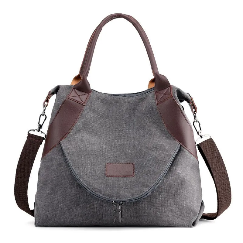 Women's Daily Casual Retro Canvas Tote Bags
