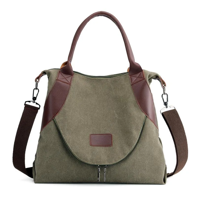 Women's Daily Casual Retro Canvas Tote Bags