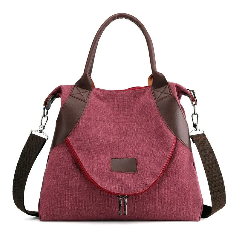 Women's Daily Casual Retro Canvas Tote Bags