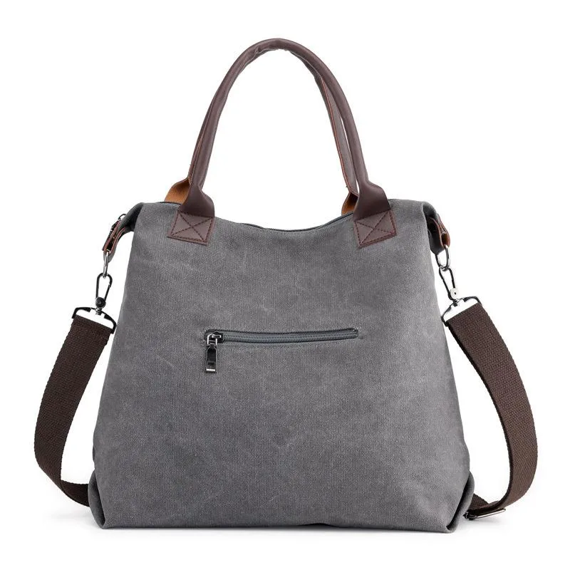 Women's Daily Casual Retro Canvas Tote Bags