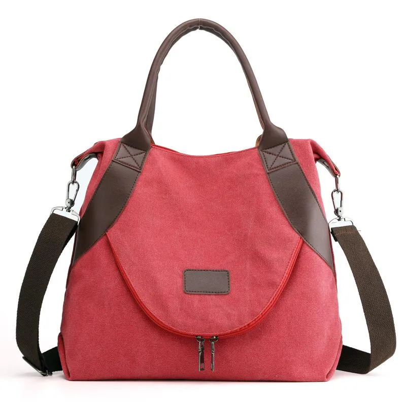 Women's Daily Casual Retro Canvas Tote Bags