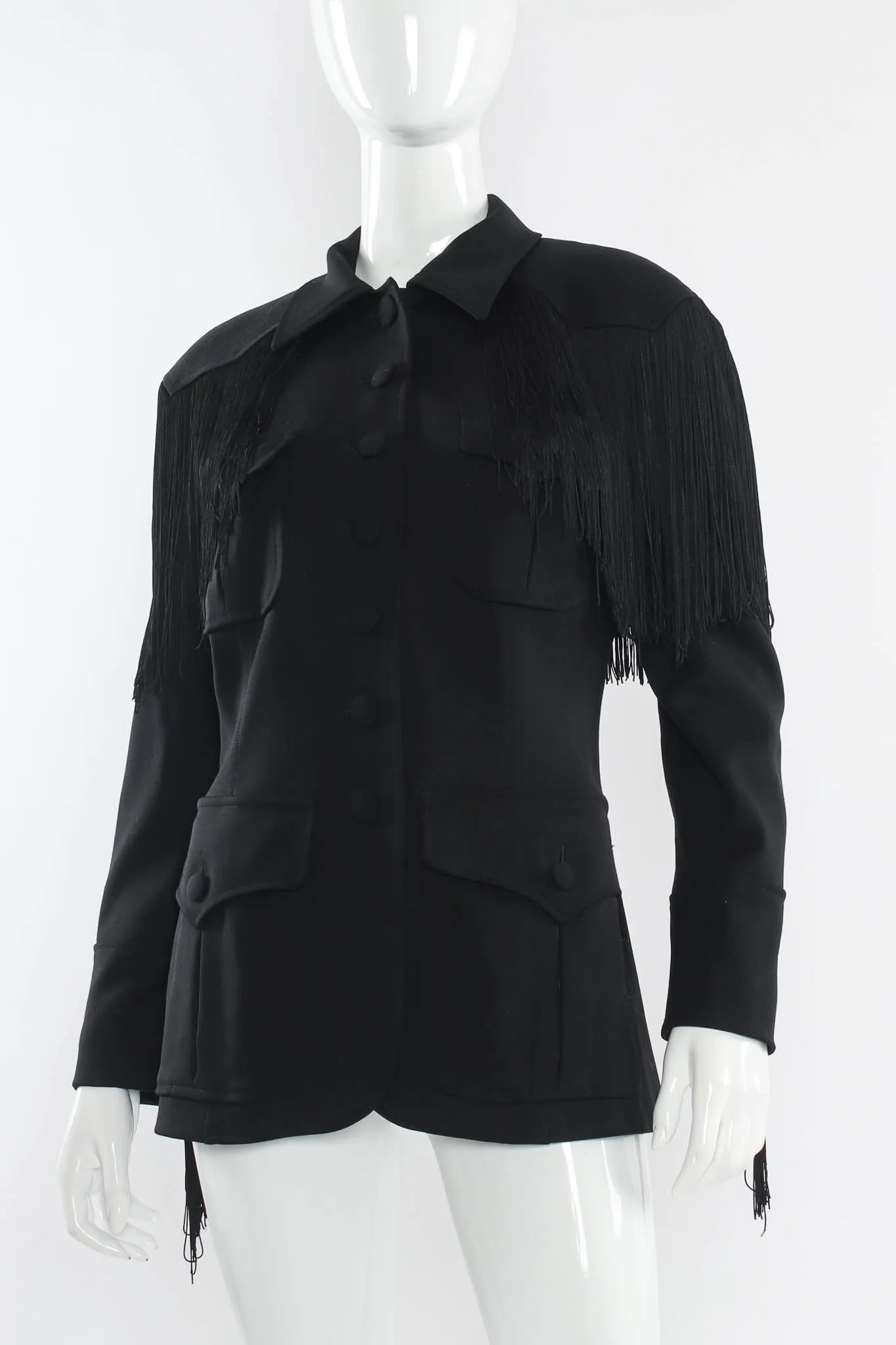 Wool Fringe Jacket