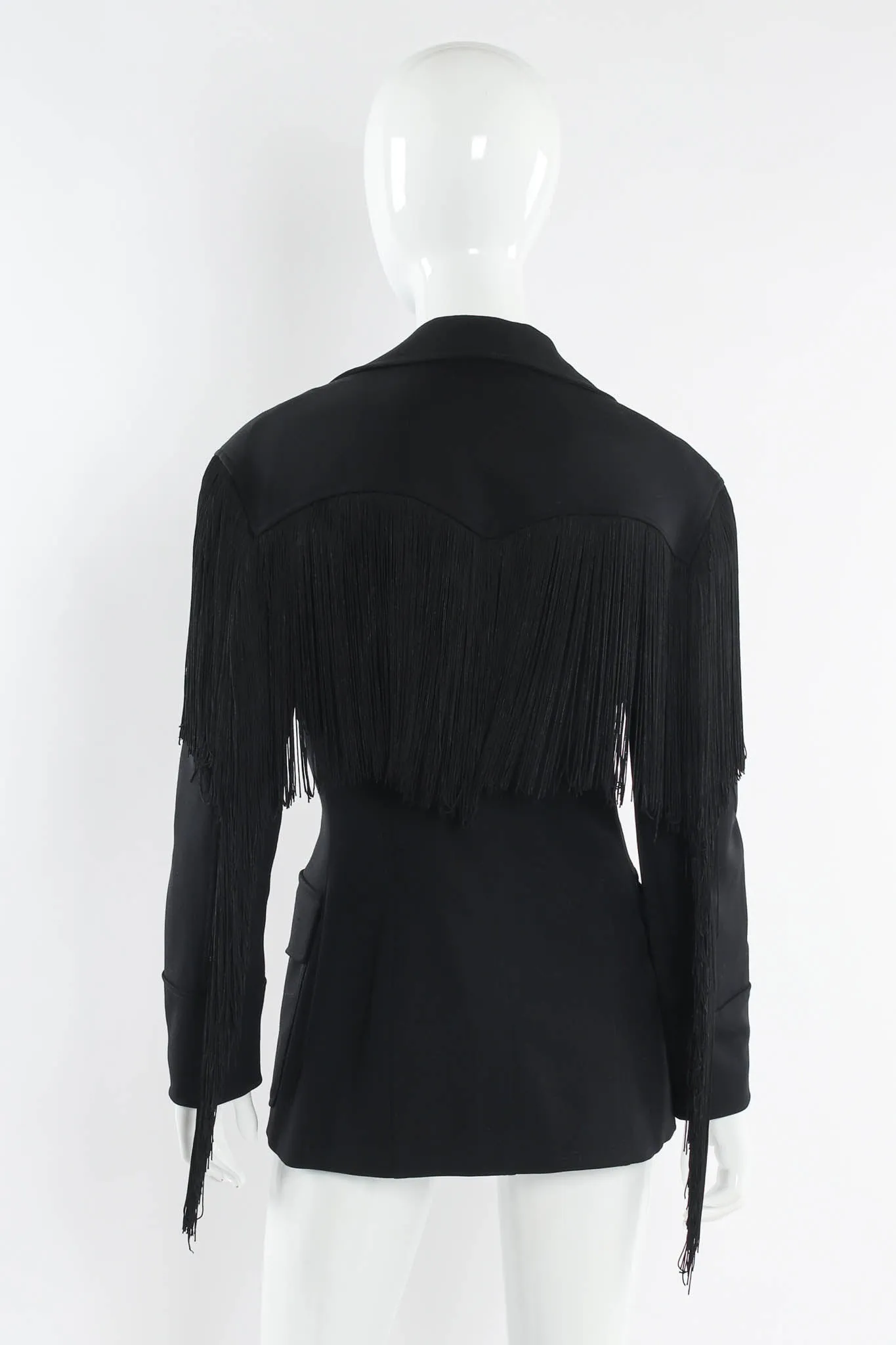 Wool Fringe Jacket
