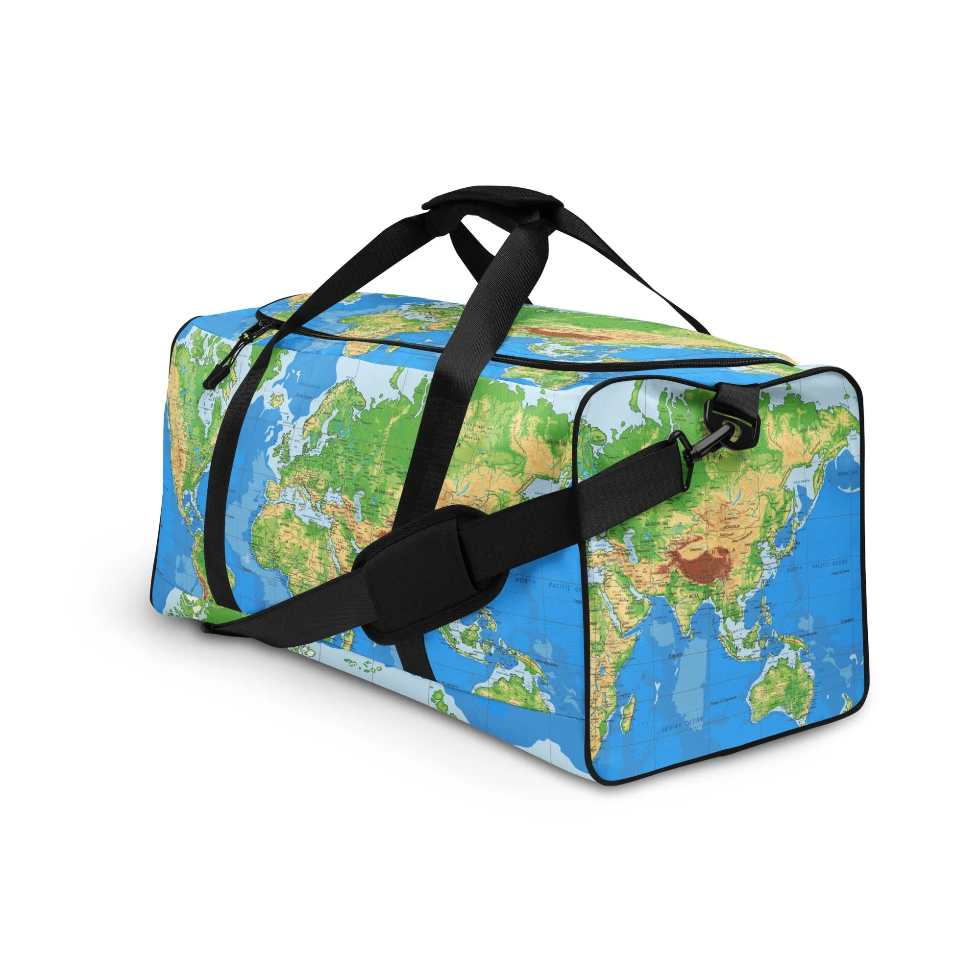 World Map Duffel Bag