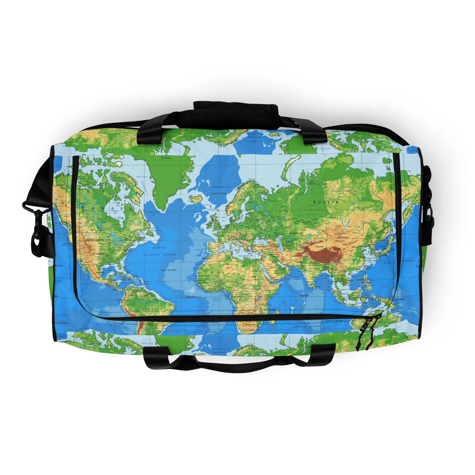 World Map Duffel Bag