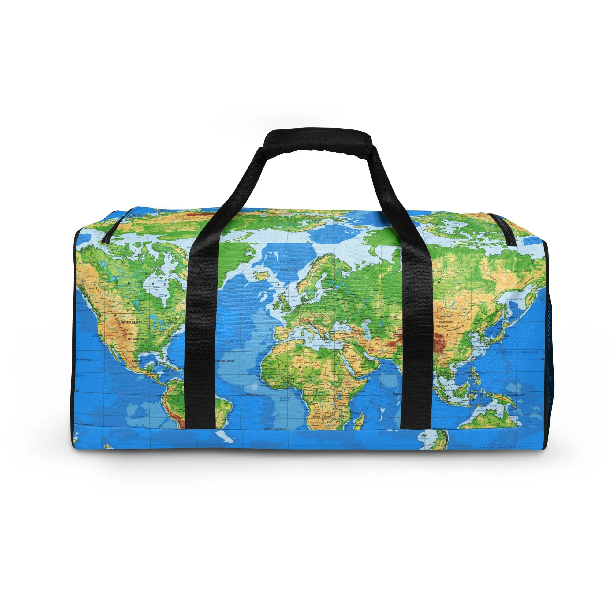 World Map Duffel Bag