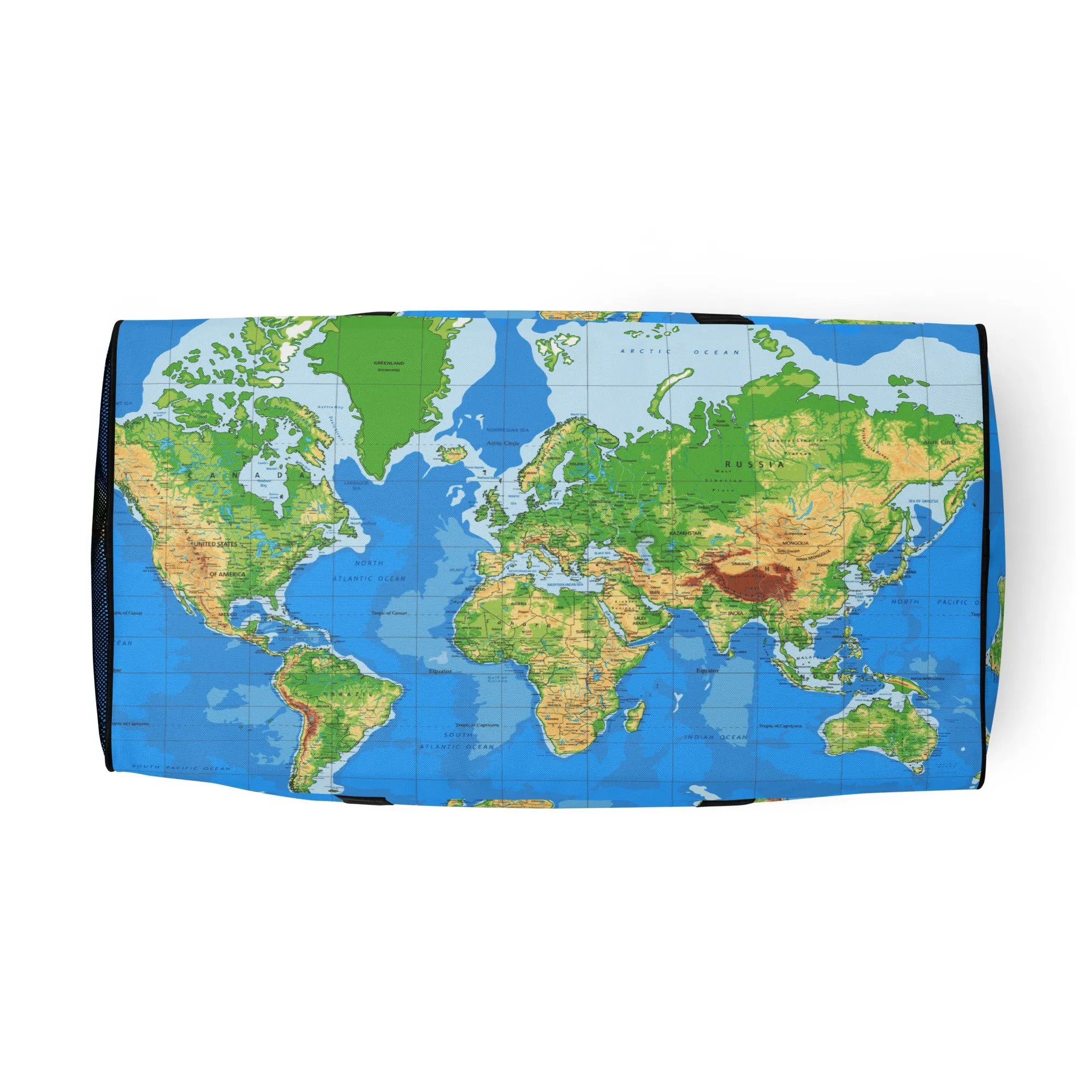 World Map Duffel Bag