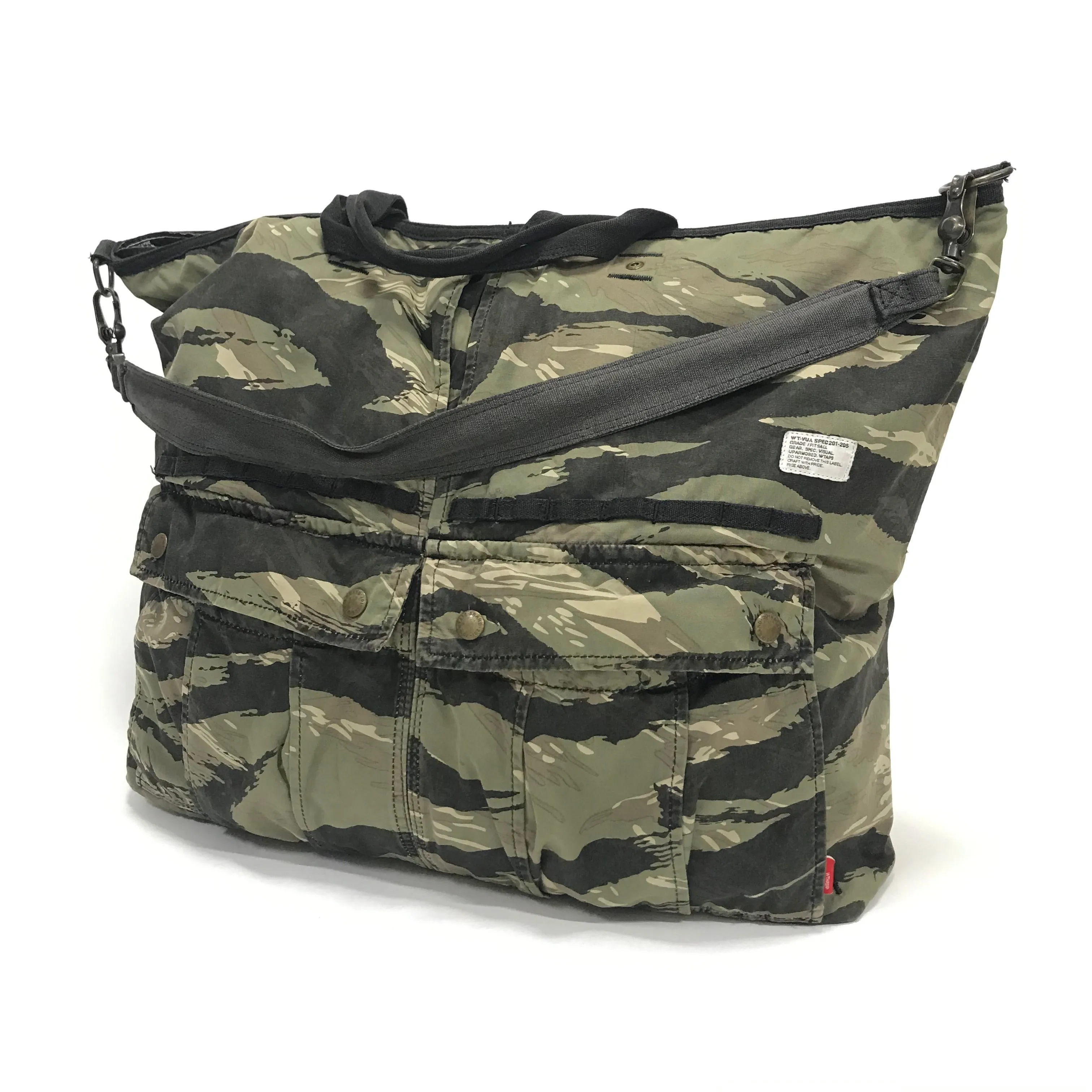 WTaps x Porter Extreme Prejudice Tiger Camo Helmet Shoulder Bag