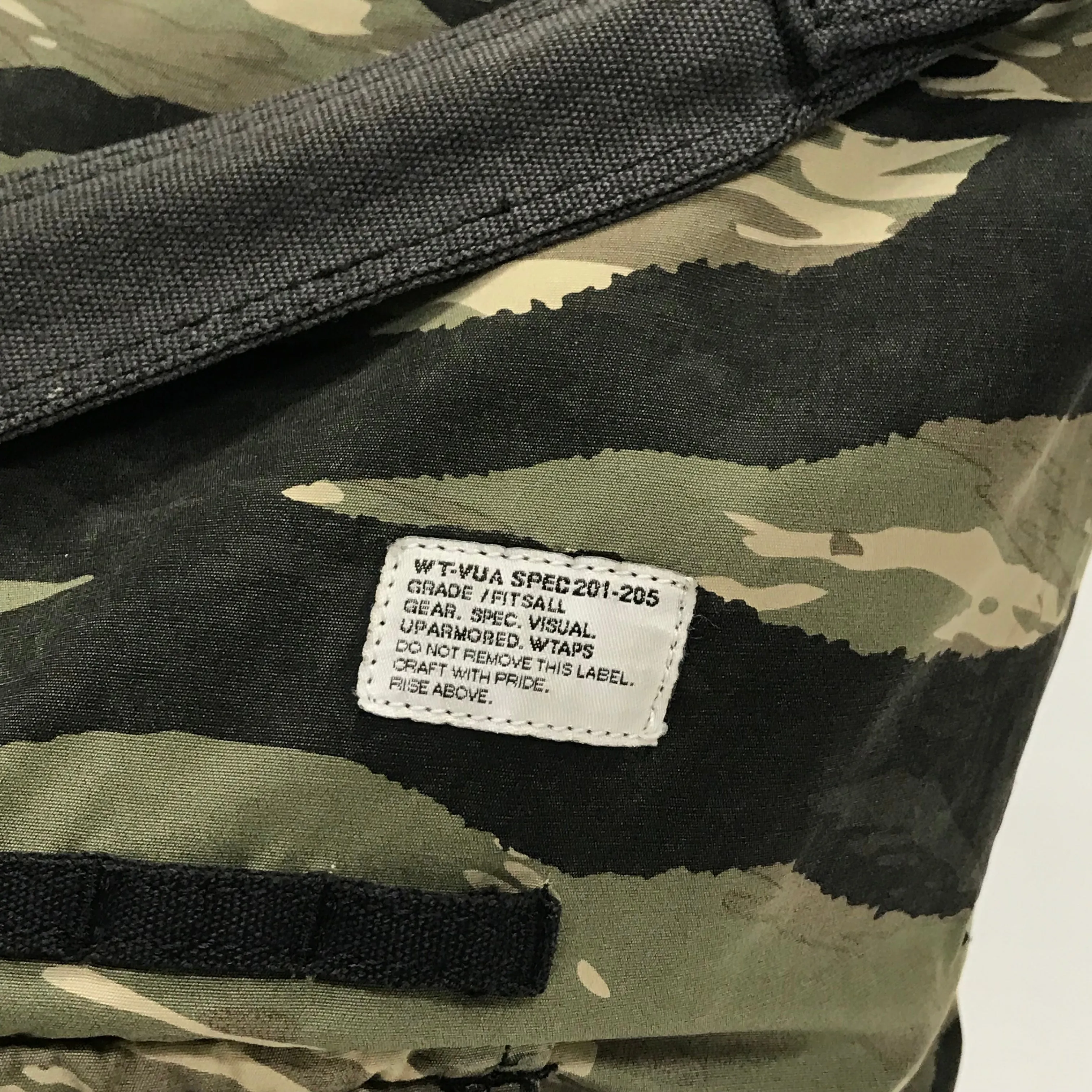 WTaps x Porter Extreme Prejudice Tiger Camo Helmet Shoulder Bag