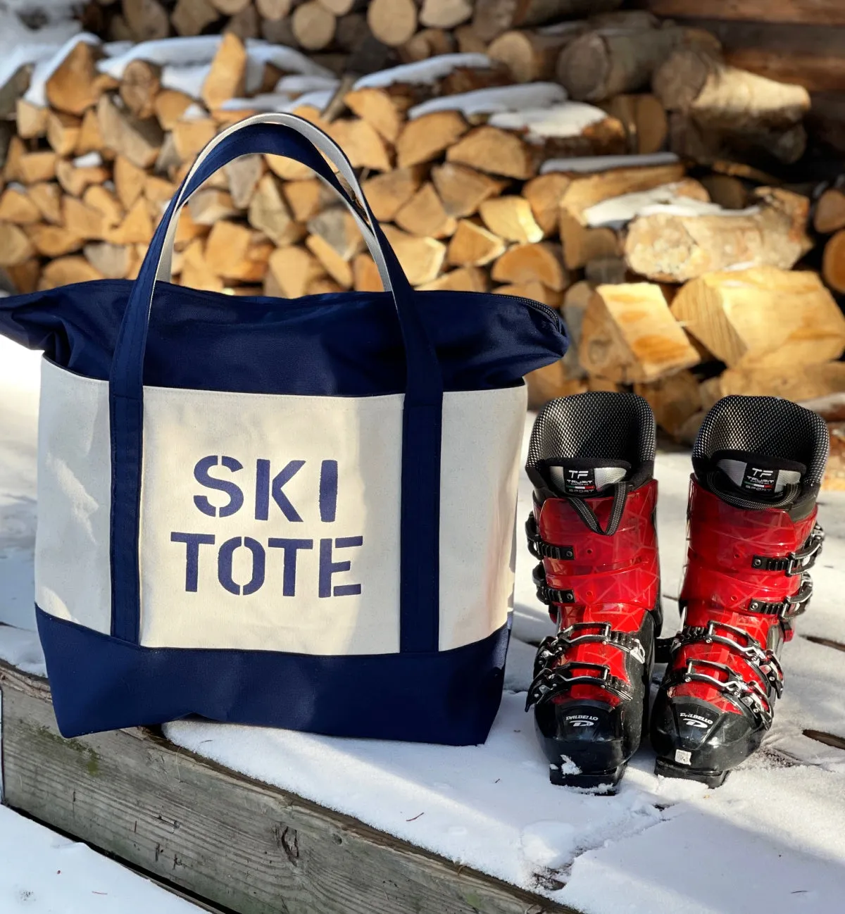 XL Ski Tote Bag