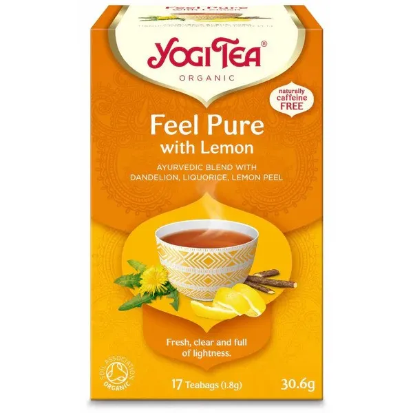Yogi Tea | Feel Pure with Lemon - Liquorice, Lemon | 17 bags