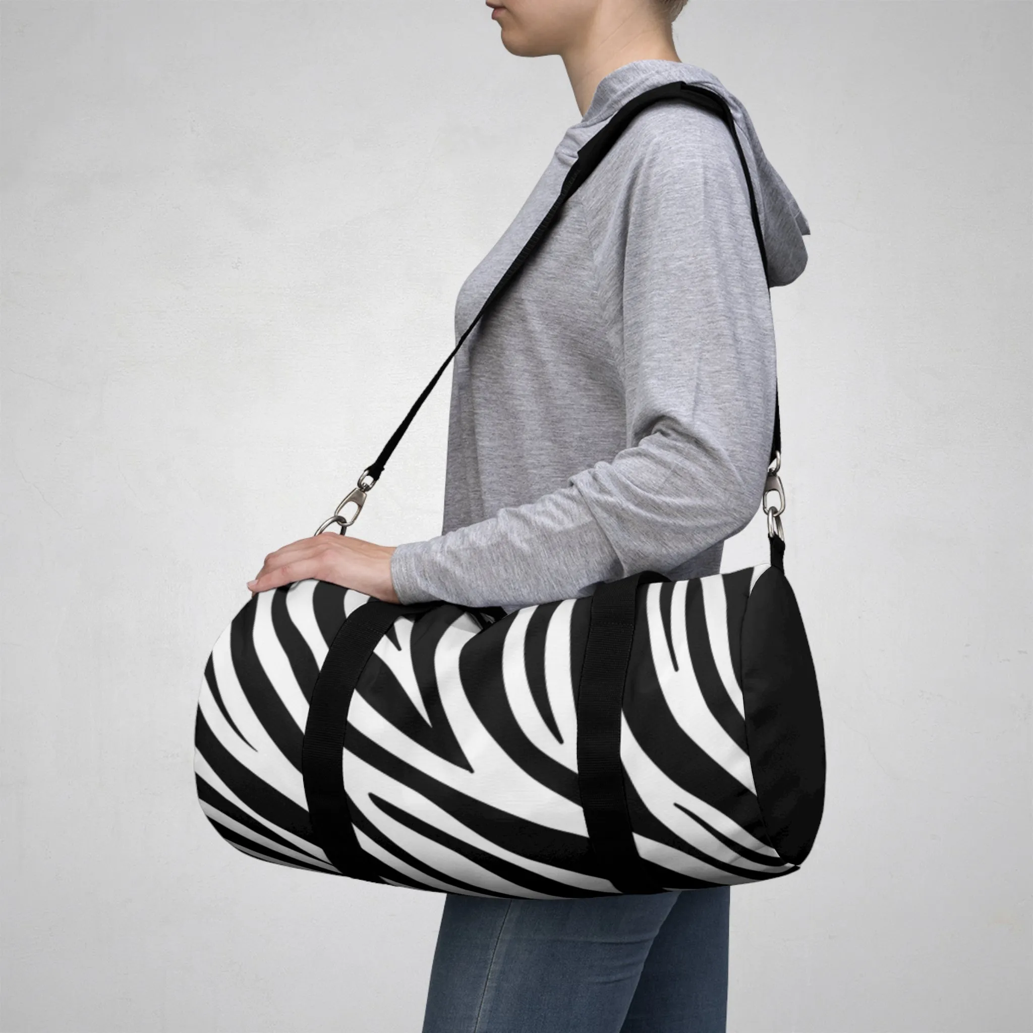 Zebra Duffel Bag
