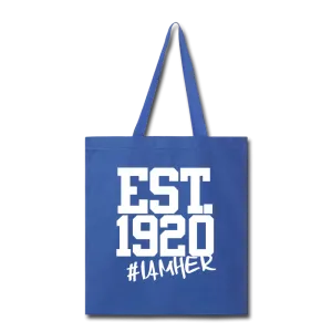 Zeta Phi Beta Inspired EST.1920 - Canvas Tote Bag