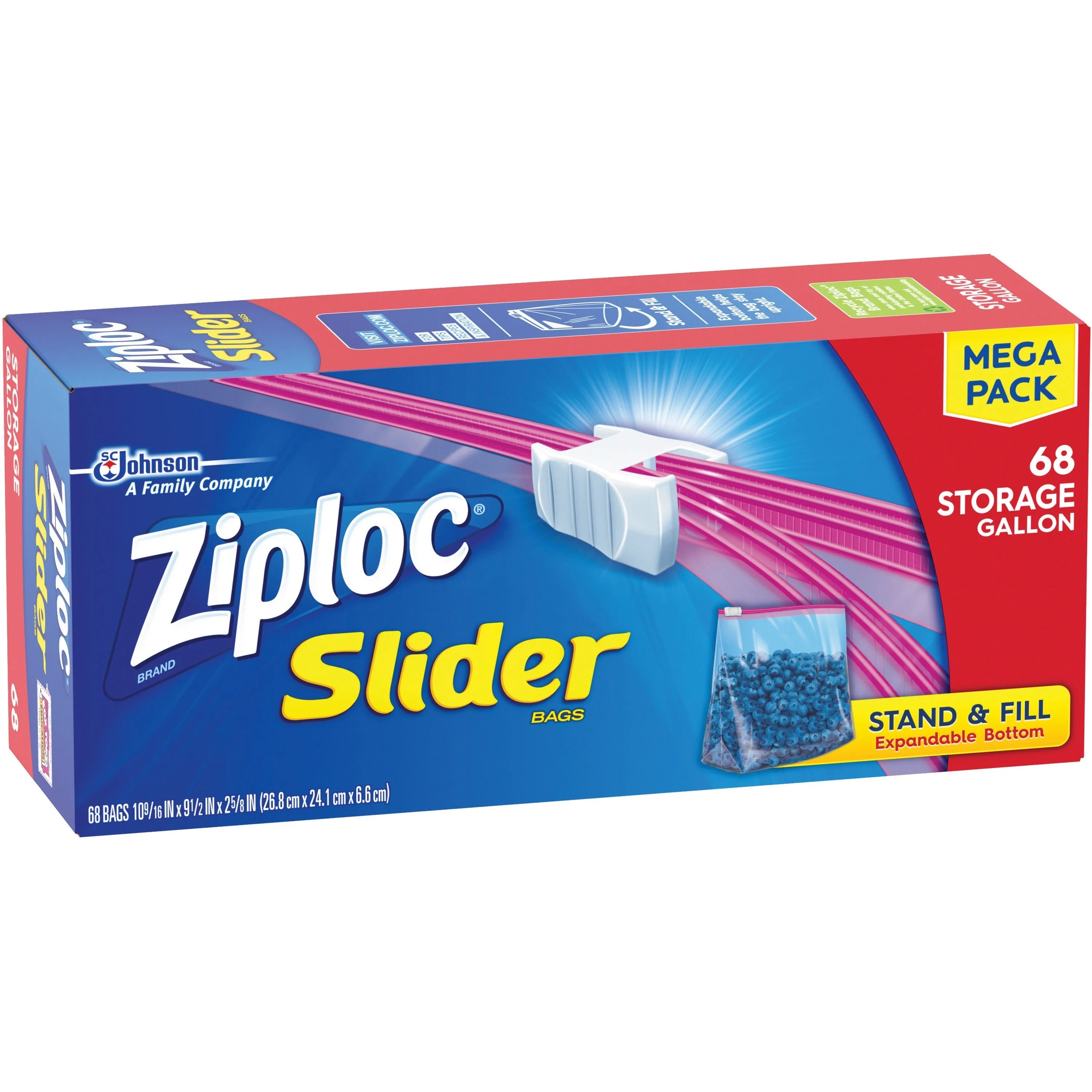 Ziploc® Brand Slider Gallon Storage Bags