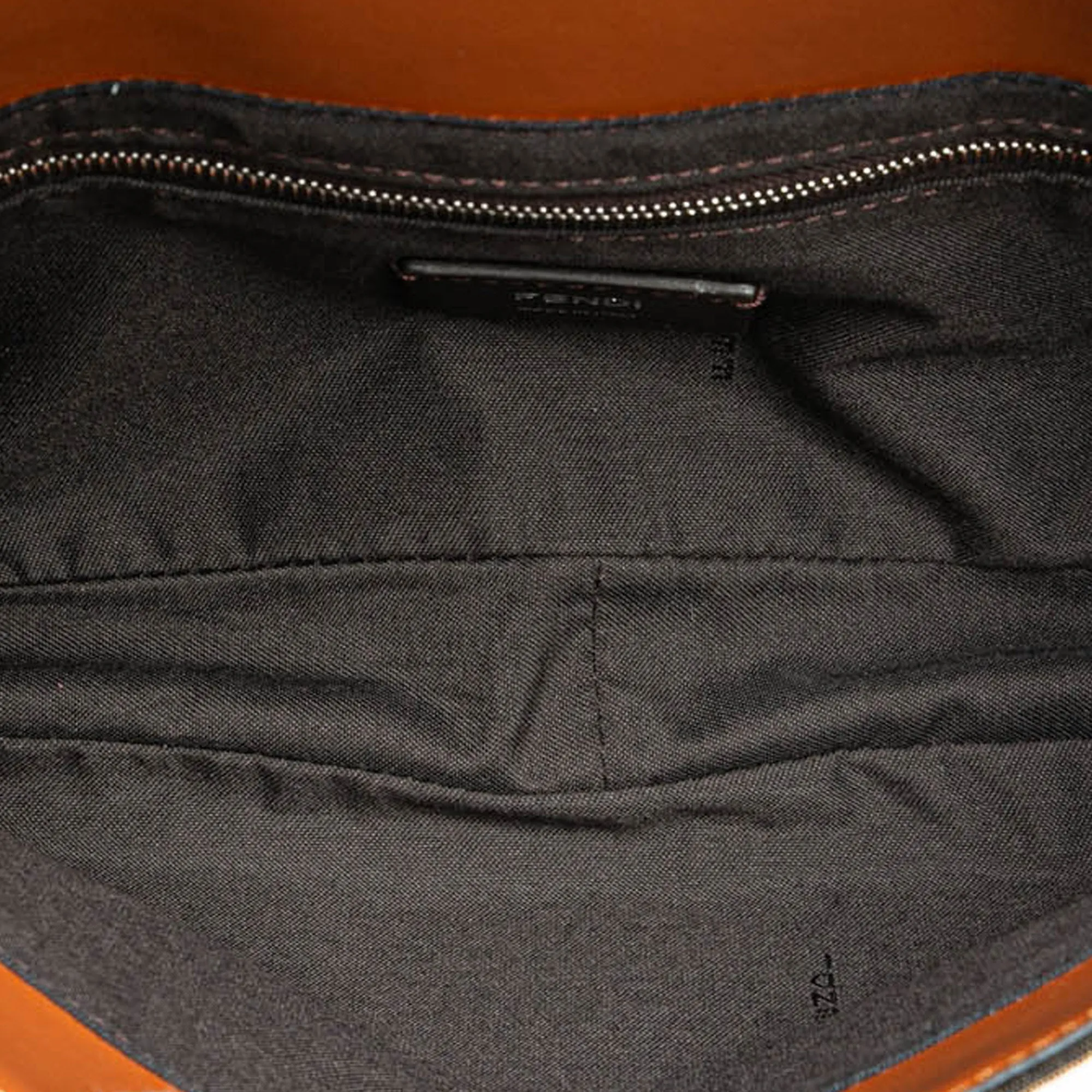 Zucca Canvas and Leather Convertible Baguette
