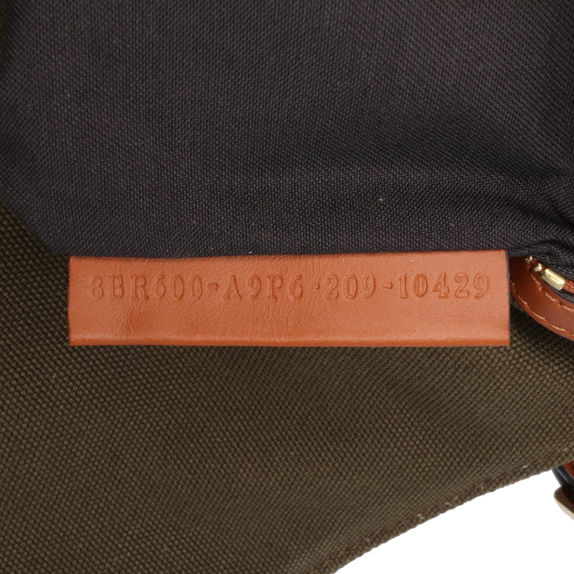 Zucca Embroidered Canvas Baguette Satchel