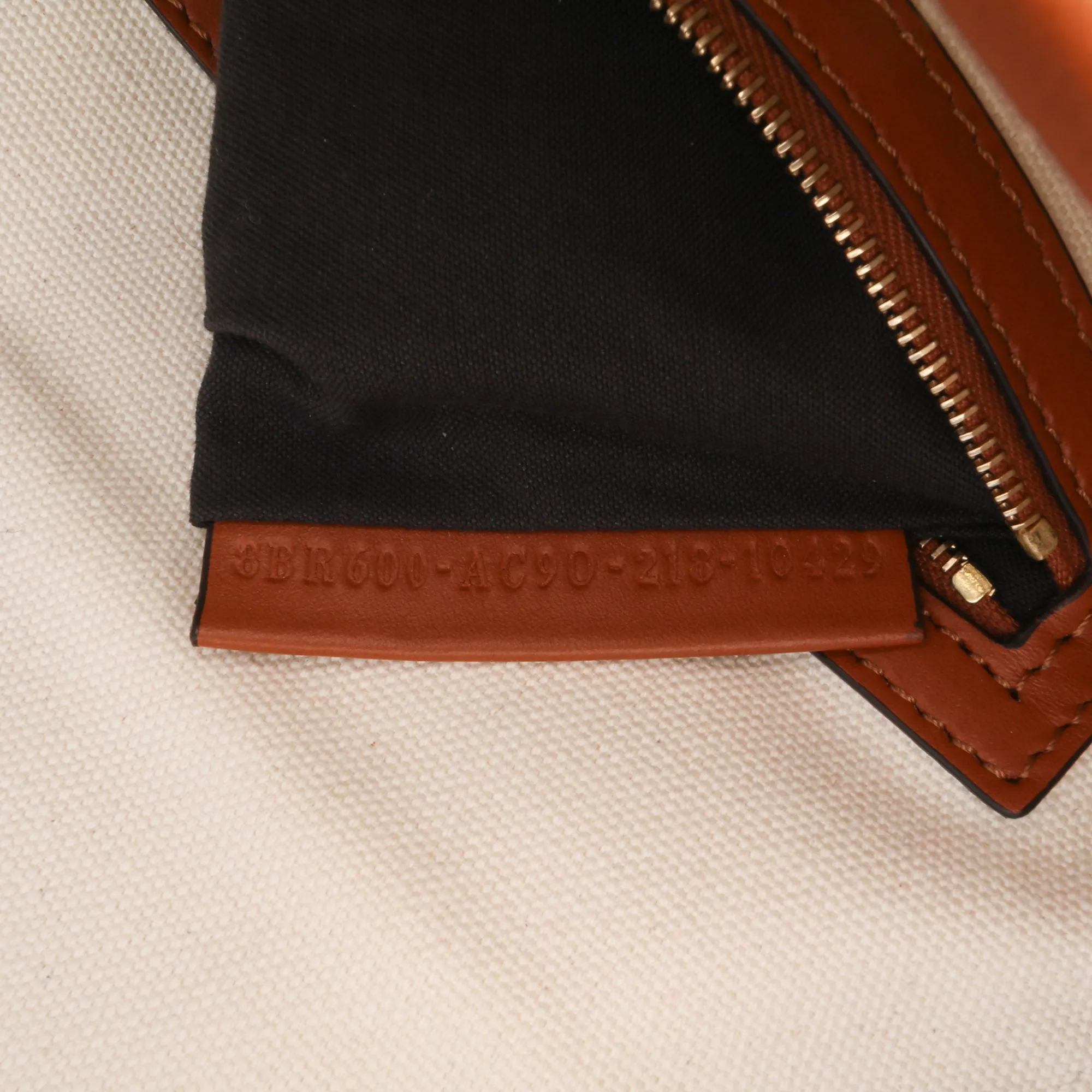 Zucca Embroidered Canvas Baguette Satchel