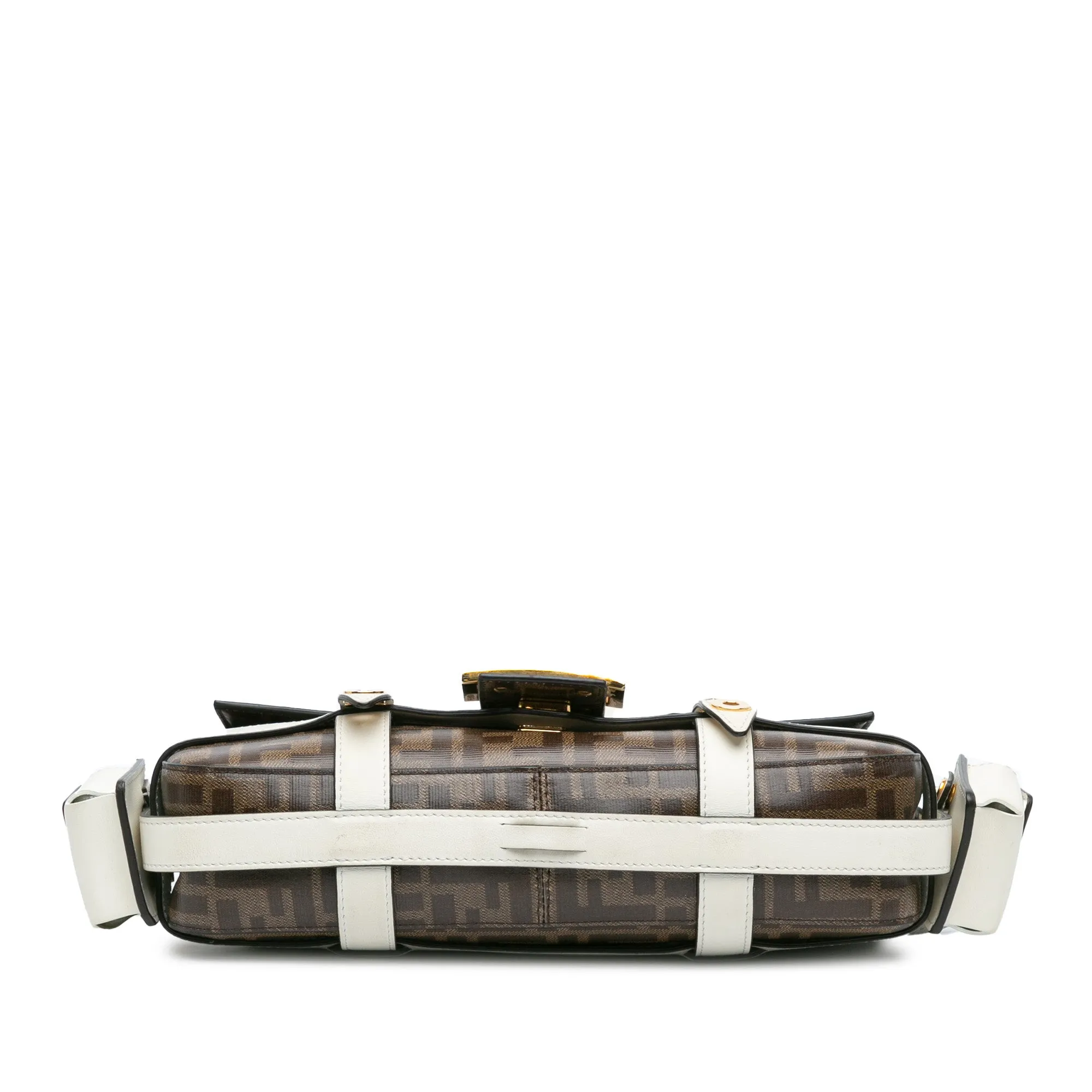 Zucca Glazed Fabric Cage Baguette Satchel
